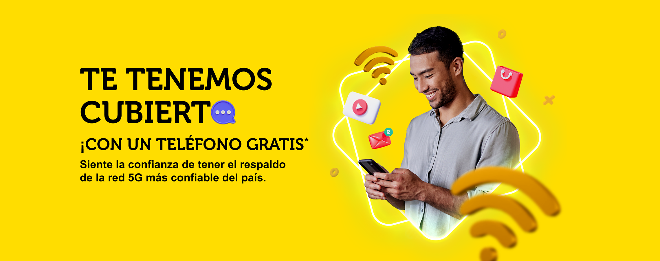 Te Tenemos Cubiert - Con un telefono gratis