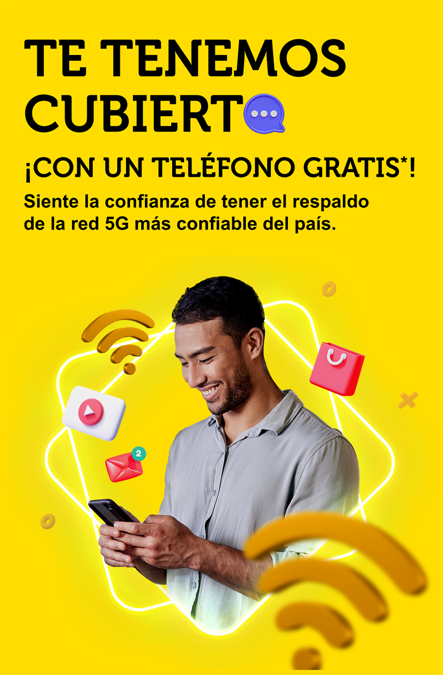 Te Tenemos Cubiert - Con un telefono gratis