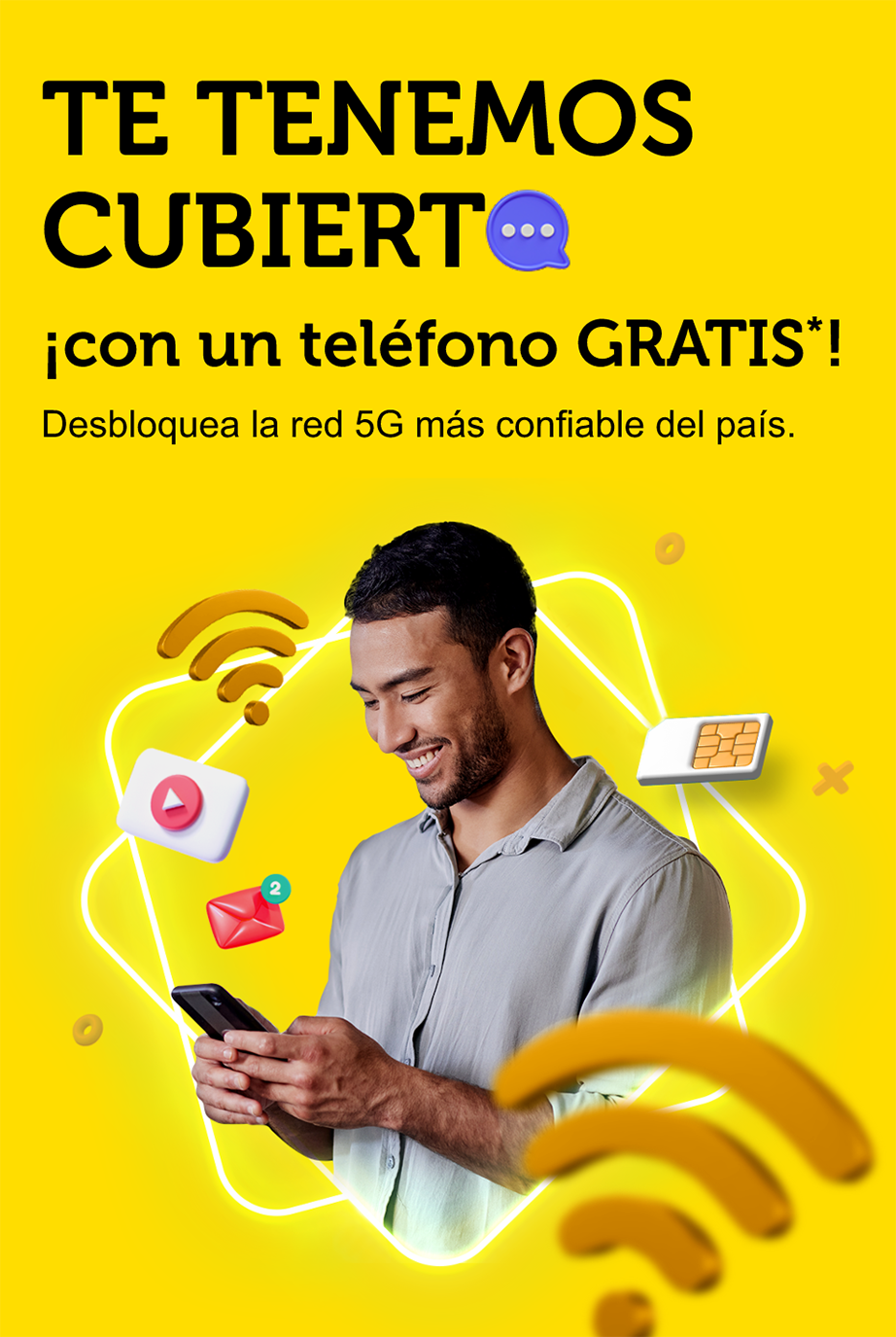 TE TENEMOS CUBIERT !con un telefono GRATIS*!