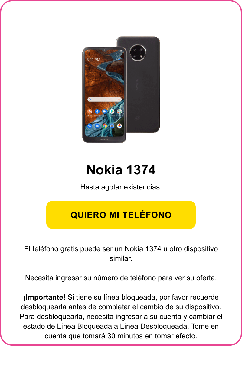 QUIERO MI TELÉFONO